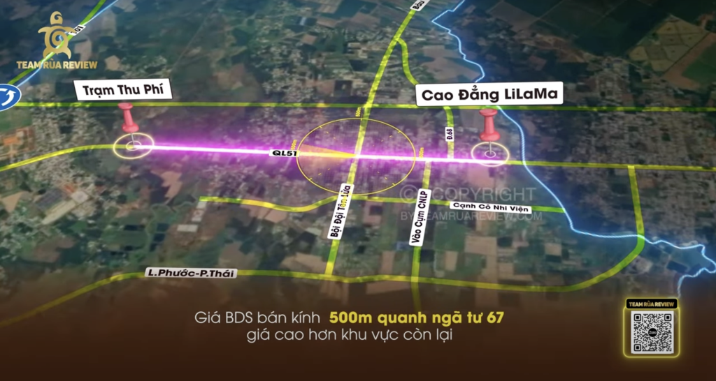 Giá đất xã Long Phước 2024 đoạn Quốc lộ 51